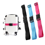 Maxbell 50-95cm Luggage Strap Adjustable Travel Belt w/ 3-Dial Combination Lock Blue - Aladdin Shoppers