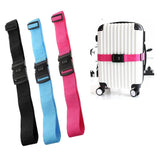 Maxbell 50-95cm Luggage Strap Adjustable Travel Belt w/ 3-Dial Combination Lock Blue - Aladdin Shoppers