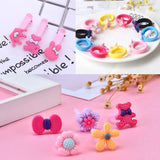 Maxbell 50 Pieces Lots Mixed DIY Kawaii Flatbacks Resin Flat Back Flowers Star Lollipop Cabochon Buttons Scrapbooking Slime Charm DIY Embellishment Craft - Aladdin Shoppers
