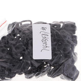 Maxbell 50 Pieces Plastic Oval Bean Double Hole String Stopper Toggle Buckle Cord Locks End for Lanyard Backpack Sportwear Shoelace Tent - Aladdin Shoppers