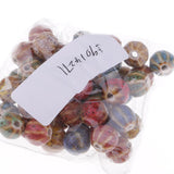 Maxbell 50 Pieces Vintage Watermelon Loose Enamel Ceramic Beads Charms for Jewelry Making Beading Sewing on Clothing Bag Decoration 10mm - Aladdin Shoppers