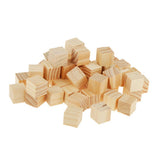 Maxbell 50 Wooden Square Scrabble Tiles For Crafts Wood 20*20mm - Aladdin Shoppers