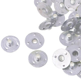 Maxbell 500 Piece Metal Candle Wick Tea Lights Votive Candle Wicks Self Centering Sustainers Tabs Base for Candle Making 12.5x3mm - Aladdin Shoppers