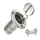 Maxbell 50mm Marine Boat Diesel Tank Deck Fill Filler with Key 316 Stainless Steel - Aladdin Shoppers
