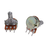 Maxbell 50x 1K/2K/5K/10K/20K/50K/100K/250K/500K/1M Single Linear Potentiometer Shaft - Aladdin Shoppers