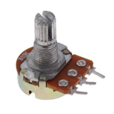 Maxbell 50x 1K/2K/5K/10K/20K/50K/100K/250K/500K/1M Single Linear Potentiometer Shaft - Aladdin Shoppers