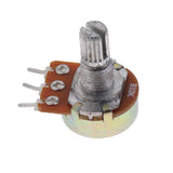 Maxbell 50x 1K/2K/5K/10K/20K/50K/100K/250K/500K/1M Single Linear Potentiometer Shaft - Aladdin Shoppers