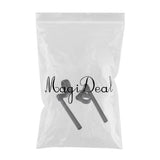 Maxbell 52mm CNC Alloy Handlebars Grips Adjustable Clip On Fork for Motorbike Black - Aladdin Shoppers