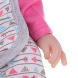 Maxbell 55cm 22" Cute Silicone Realistic Newborn Baby Girl Doll Blue Eyes Kids Toy - Aladdin Shoppers
