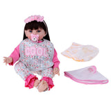 Maxbell 55cm 22" Cute Silicone Realistic Newborn Baby Girl Doll Blue Eyes Kids Toy - Aladdin Shoppers