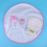 Maxbell 55cm 22" Cute Silicone Realistic Newborn Baby Girl Doll Blue Eyes Kids Toy - Aladdin Shoppers