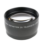 Maxbell 55mm 2x 2.0X Magnification Tele Telephoto Lens for Canon Nikon Sony DSLR Camera - Aladdin Shoppers