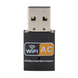 Maxbell 5G USB Dual-band Wireless Adapter 600Mbps Network Signal Wifi Receiver - Aladdin Shoppers