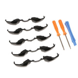 Maxbell 5Pack Replacement Black LB RB Triggers Bumpers Button + T8/T6 Screwdriver Tool + Plastic Crowbar for Microsoft Xbox One Elite Controller - Aladdin Shoppers