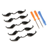 Maxbell 5Pack Replacement Black LB RB Triggers Bumpers Button + T8/T6 Screwdriver Tool + Plastic Crowbar for Microsoft Xbox One Elite Controller - Aladdin Shoppers