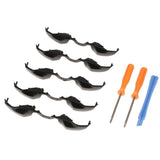 Maxbell 5Pack Replacement Black LB RB Triggers Bumpers Button + T8/T6 Screwdriver Tool + Plastic Crowbar for Microsoft Xbox One Elite Controller - Aladdin Shoppers