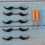 Maxbell 5Pack Replacement Black LB RB Triggers Bumpers Button + T8/T6 Screwdriver Tool + Plastic Crowbar for Microsoft Xbox One Elite Controller - Aladdin Shoppers