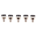 Maxbell 5pcs 2mm Banana Socket Panel Mount Binding Post Terminal Connector Black - Aladdin Shoppers