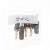 Maxbell 5Pcs 4mm Gold Plated Speaker Wire Banana Plug Test Audio Connector black - Aladdin Shoppers