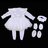 Maxbell 5pcs Cute Lace Clothes Suit for 22inch Reborn Doll Clothes Outfit Accessory - Aladdin Shoppers