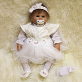 Maxbell 5pcs Cute Lace Clothes Suit for 22inch Reborn Doll Clothes Outfit Accessory - Aladdin Shoppers