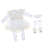 Maxbell 5pcs Cute Lace Clothes Suit for 22inch Reborn Doll Clothes Outfit Accessory - Aladdin Shoppers
