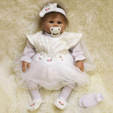 Maxbell 5pcs Cute Lace Clothes Suit for 22inch Reborn Doll Clothes Outfit Accessory - Aladdin Shoppers