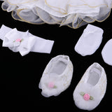 Maxbell 5pcs Cute Lace Clothes Suit for 22inch Reborn Doll Clothes Outfit Accessory - Aladdin Shoppers