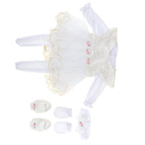 Maxbell 5pcs Cute Lace Clothes Suit for 22inch Reborn Doll Clothes Outfit Accessory - Aladdin Shoppers