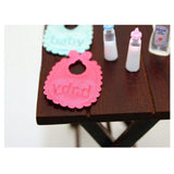 Maxbell 5pcs Dollhouse Miniature Baby Milk Bottles Bib & Shampoo Nursery Accessories - Aladdin Shoppers
