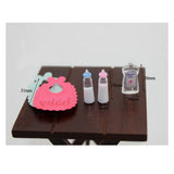 Maxbell 5pcs Dollhouse Miniature Baby Milk Bottles Bib & Shampoo Nursery Accessories - Aladdin Shoppers
