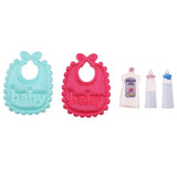 Maxbell 5pcs Dollhouse Miniature Baby Milk Bottles Bib & Shampoo Nursery Accessories - Aladdin Shoppers
