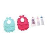 Maxbell 5pcs Dollhouse Miniature Baby Milk Bottles Bib & Shampoo Nursery Accessories - Aladdin Shoppers