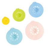 Maxbell 5pcs Silicone Wraps Seal Bowl Covers Food Saving Storage Stretch Lids Set - Aladdin Shoppers