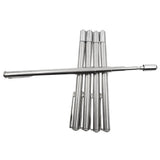 Maxbell 5pcs Stainless Steel Ball Point Pen Telescopic Art Ballpoint Pen 6 Sections - Aladdin Shoppers