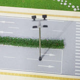 Maxbell 5Pieces 1:100 HO Scale Model Railway Yard Street Scenery Light LED Lamppost - Aladdin Shoppers