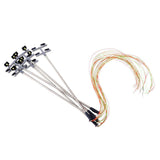 Maxbell 5Pieces 1:100 HO Scale Model Railway Yard Street Scenery Light LED Lamppost - Aladdin Shoppers