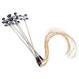 Maxbell 5Pieces 1:100 HO Scale Model Railway Yard Street Scenery Light LED Lamppost - Aladdin Shoppers