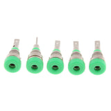 Maxbell 5Pieces 2mm Banana Jack Binding Post Nut for Multimeter Banana Socket green - Aladdin Shoppers