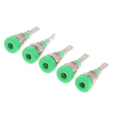 Maxbell 5Pieces 2mm Banana Jack Binding Post Nut for Multimeter Banana Socket green - Aladdin Shoppers