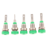 Maxbell 5Pieces 2mm Banana Jack Binding Post Nut for Multimeter Banana Socket green - Aladdin Shoppers