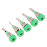 Maxbell 5Pieces 2mm Banana Jack Binding Post Nut for Multimeter Banana Socket green - Aladdin Shoppers