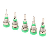 Maxbell 5Pieces 2mm Banana Jack Binding Post Nut for Multimeter Banana Socket green - Aladdin Shoppers