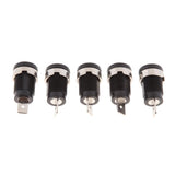 Maxbell 5Pieces 4mm Banana Jack Binding Post Nut for Multimeter Banana Socket black - Aladdin Shoppers