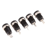 Maxbell 5Pieces 4mm Banana Jack Binding Post Nut for Multimeter Banana Socket black - Aladdin Shoppers