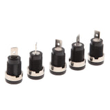 Maxbell 5Pieces 4mm Banana Jack Binding Post Nut for Multimeter Banana Socket black - Aladdin Shoppers