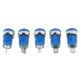 Maxbell 5Pieces 4mm Banana Jack Binding Post Nut for Multimeter Banana Socket blue - Aladdin Shoppers