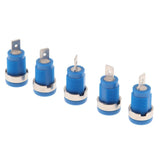 Maxbell 5Pieces 4mm Banana Jack Binding Post Nut for Multimeter Banana Socket blue - Aladdin Shoppers