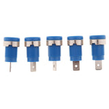 Maxbell 5Pieces 4mm Banana Jack Binding Post Nut for Multimeter Banana Socket blue - Aladdin Shoppers