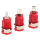 Maxbell 5Pieces 4mm Banana Jack Binding Post Nut for Multimeter Banana Socket red - Aladdin Shoppers